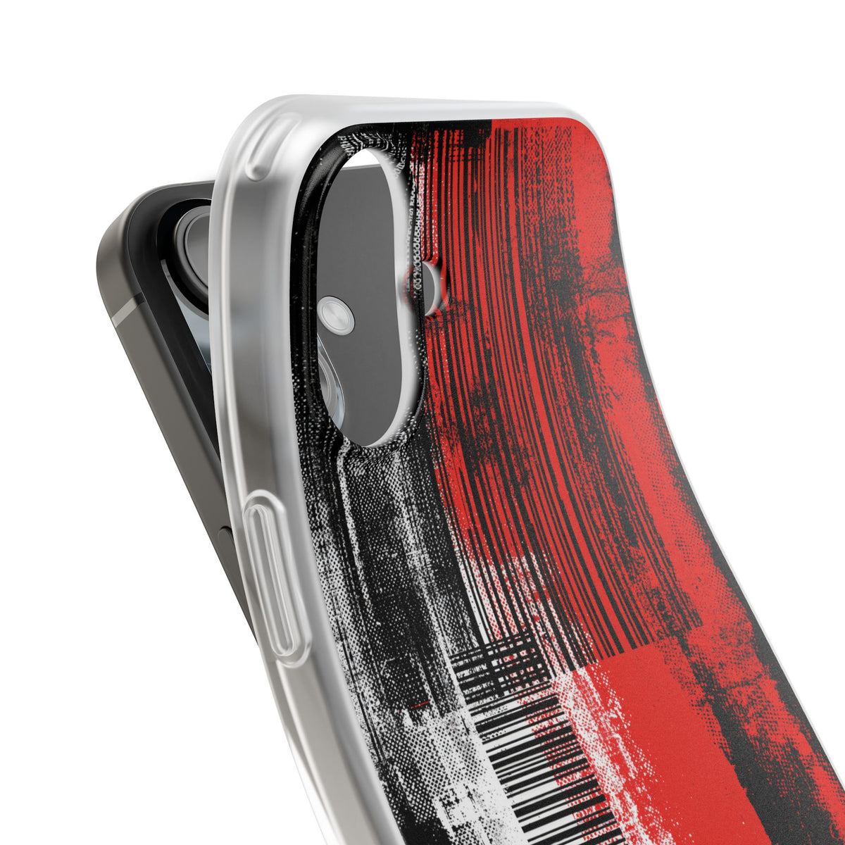 Distorted Barcode · Lite Phone Case for iPhone ·  Black