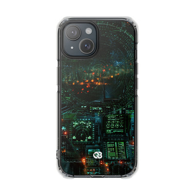 Tactical Avionics HUD · Clear Impact Magnetic Phone Case for iPhone · Green