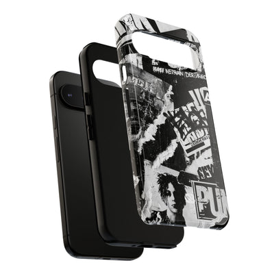 Underground Punk Collage · Tough Phone Case for Pixel ·  Black