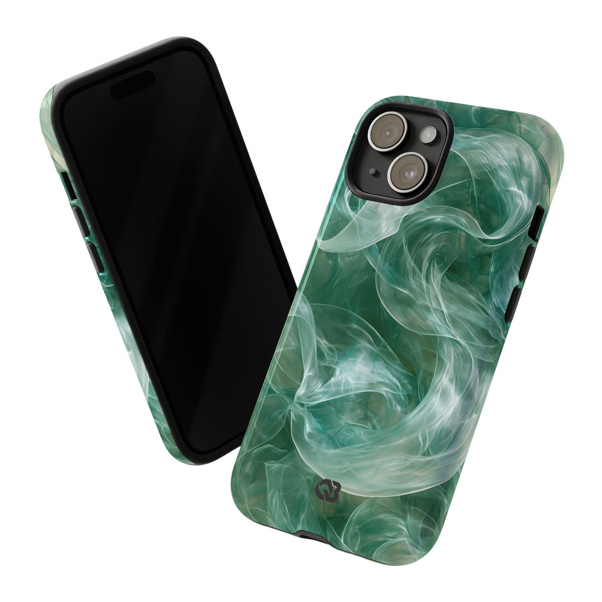 Translucent Aqua Flow · Tough Phone Case for iPhone · Teal