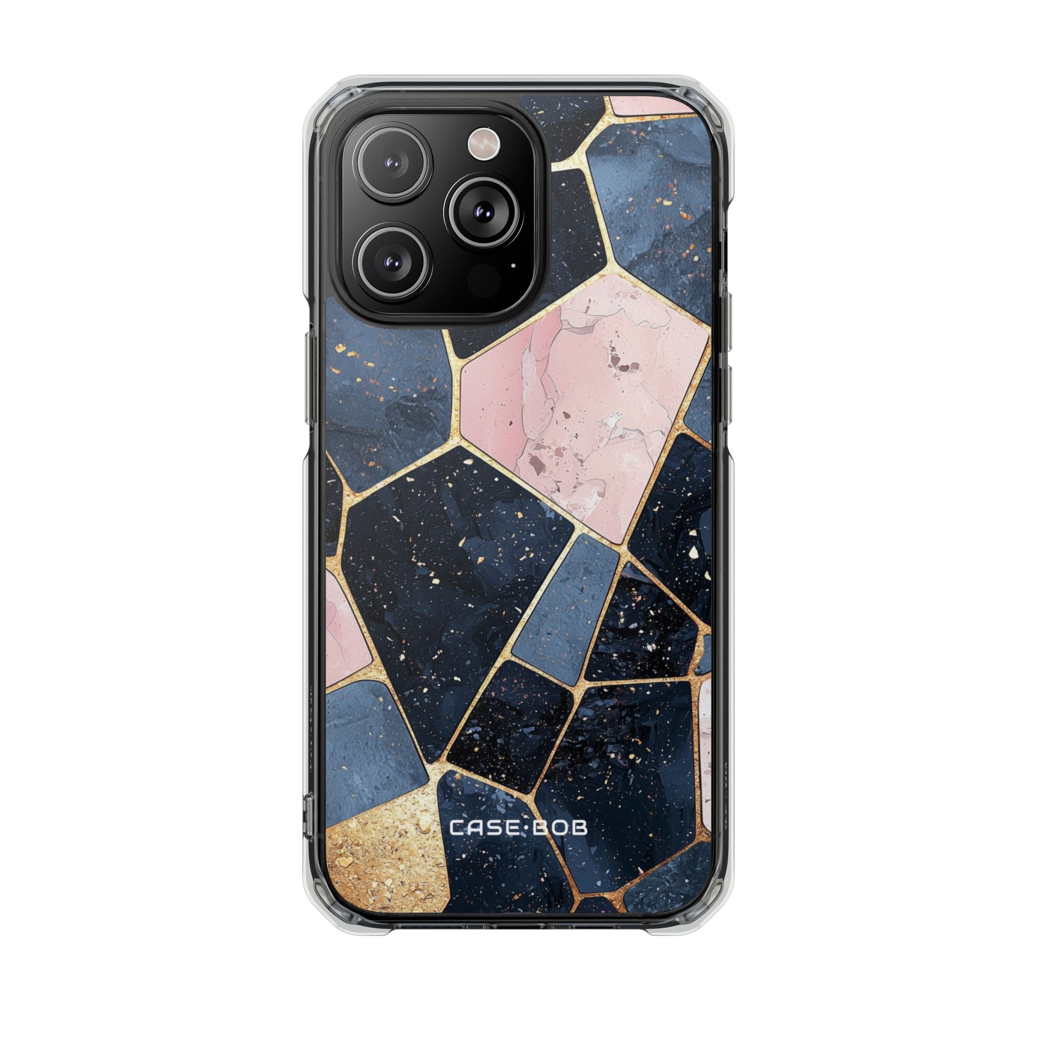 Kultainen mosaiikki iPhone 14 Pro Max - Impact suojakotelo