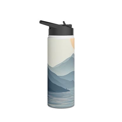 Pale Sun Horizon - Stainless Steel Water Bottle