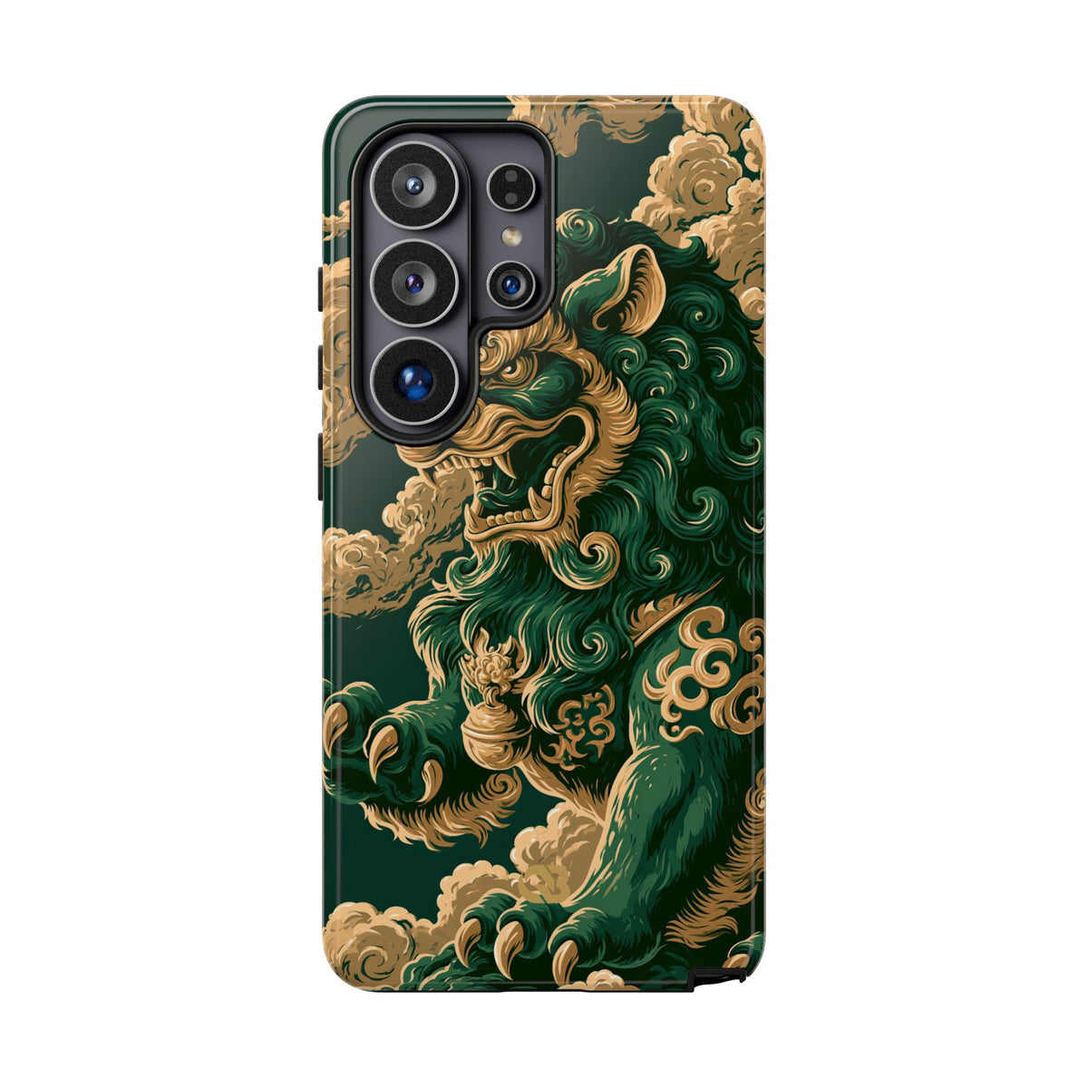Imperial Guardian Lion · Tough Phone Case for Samsung · Green