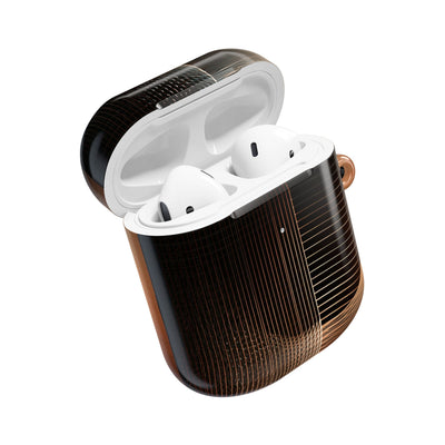 Amber Meridian · Hard Case for AirPods & AirPods Pro · Black