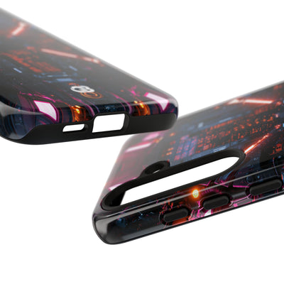 Cybernetic Reactor Core · Tough Phone Case for Samsung · Black