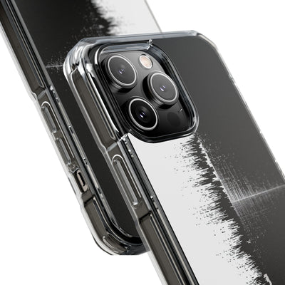 Black Impact MagSafe Phone Case for iPhone - Static Signal Split