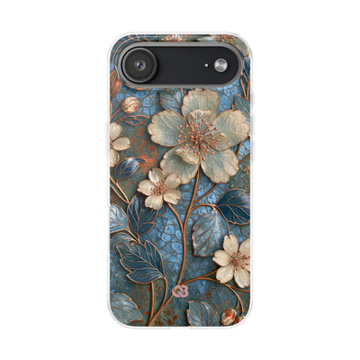 Gilded Blossom Reverie · Lite Phone Case for iPhone ·  Teal