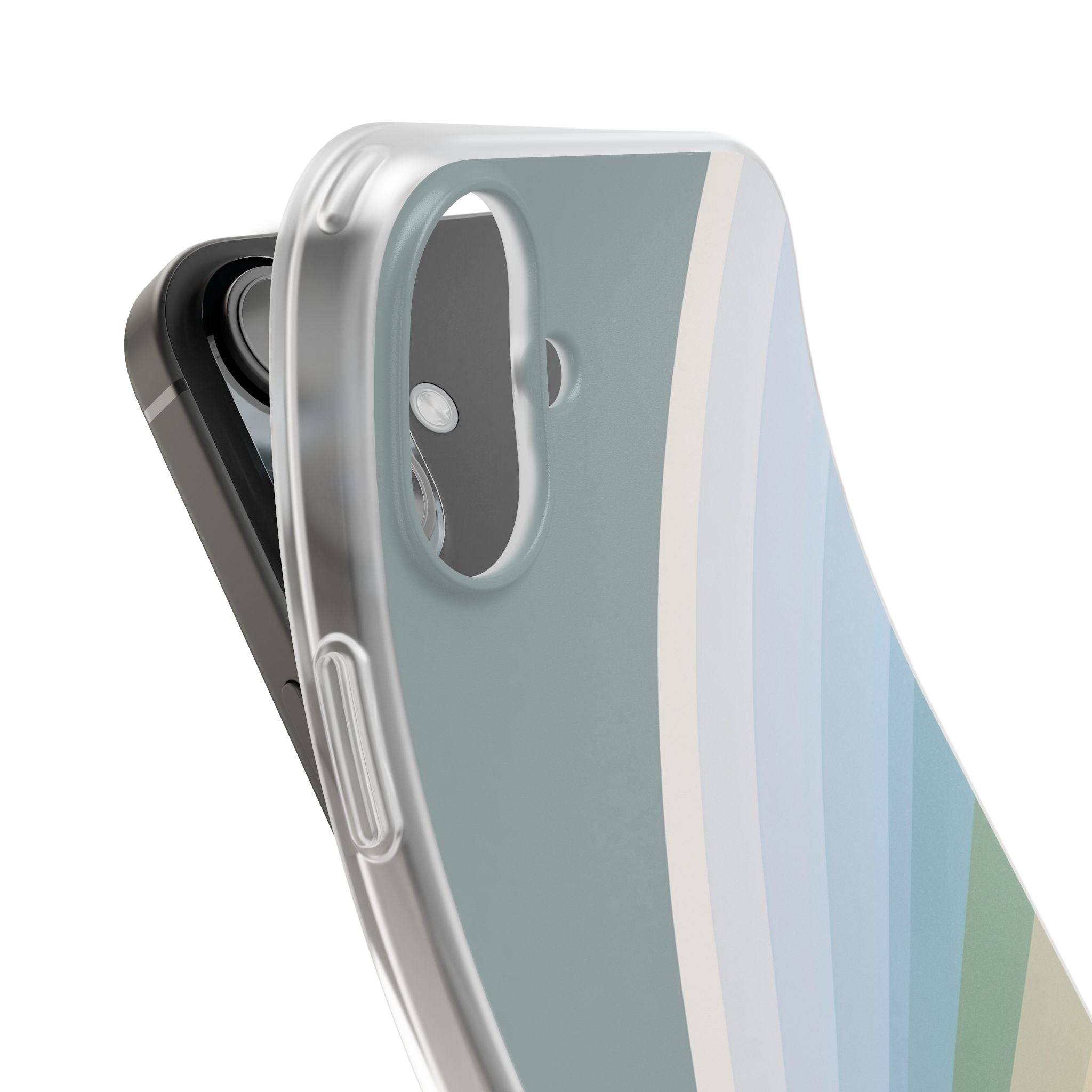 Green Lite Phone Case for iPhone - Sage Prism Beam