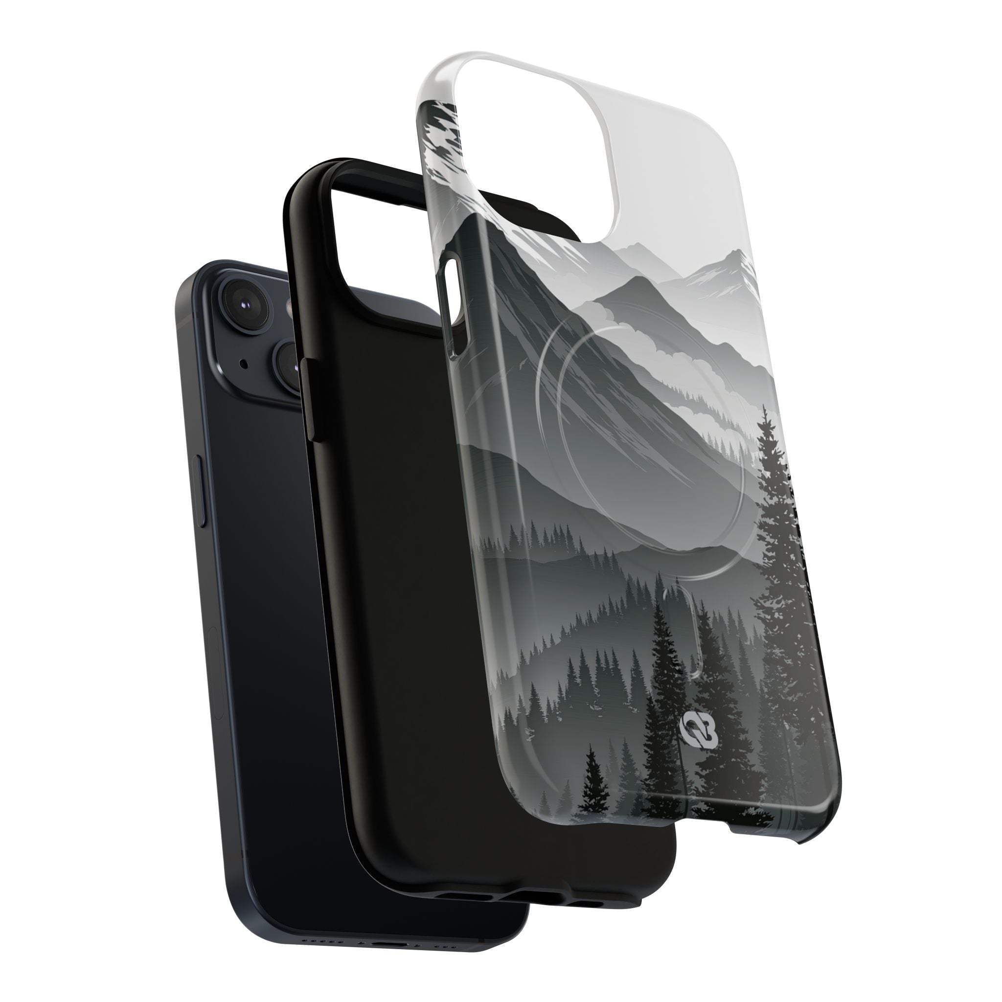 Grey Tough 2.0 Magsafe Phone Case for iPhone - Granite Ridge Mist