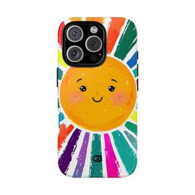 Vibrant Solar Smile · Tough Phone Case for iPhone