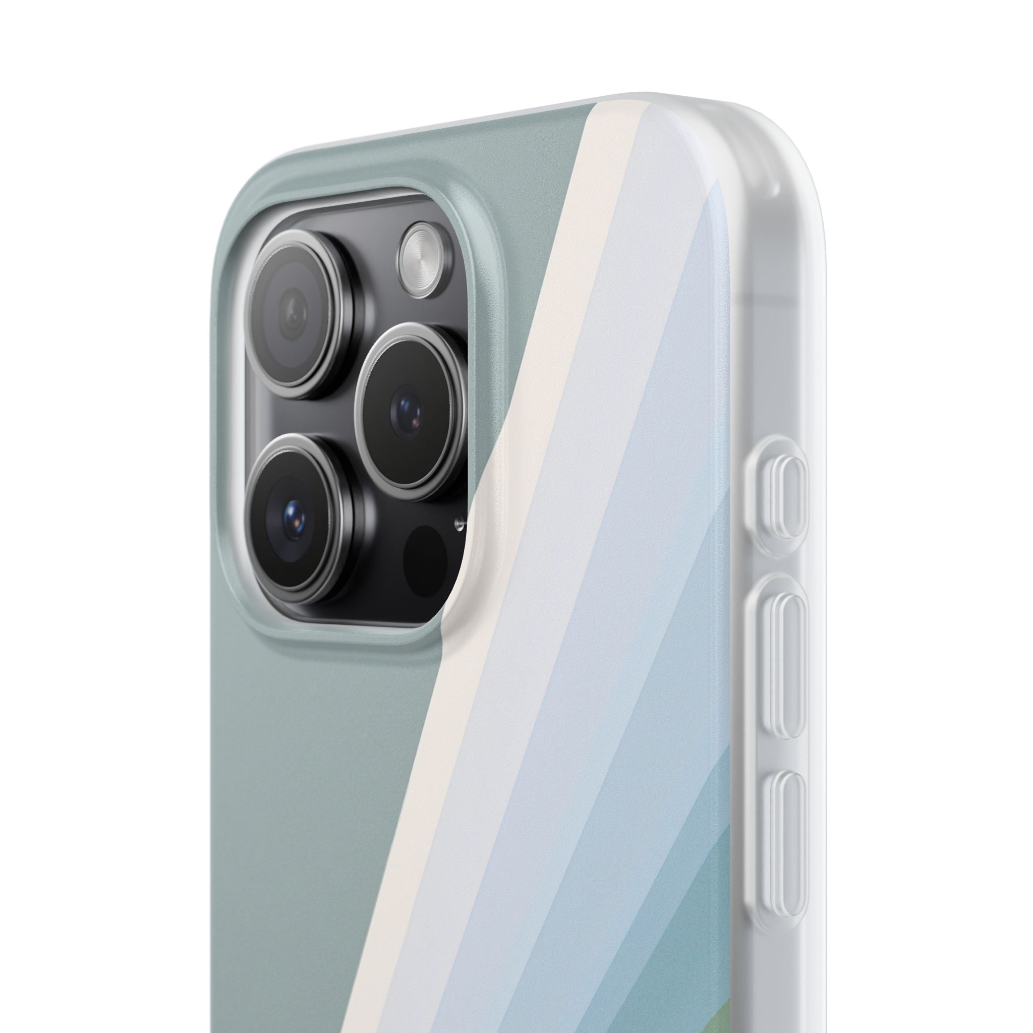 Green Lite Phone Case for iPhone - Sage Prism Beam