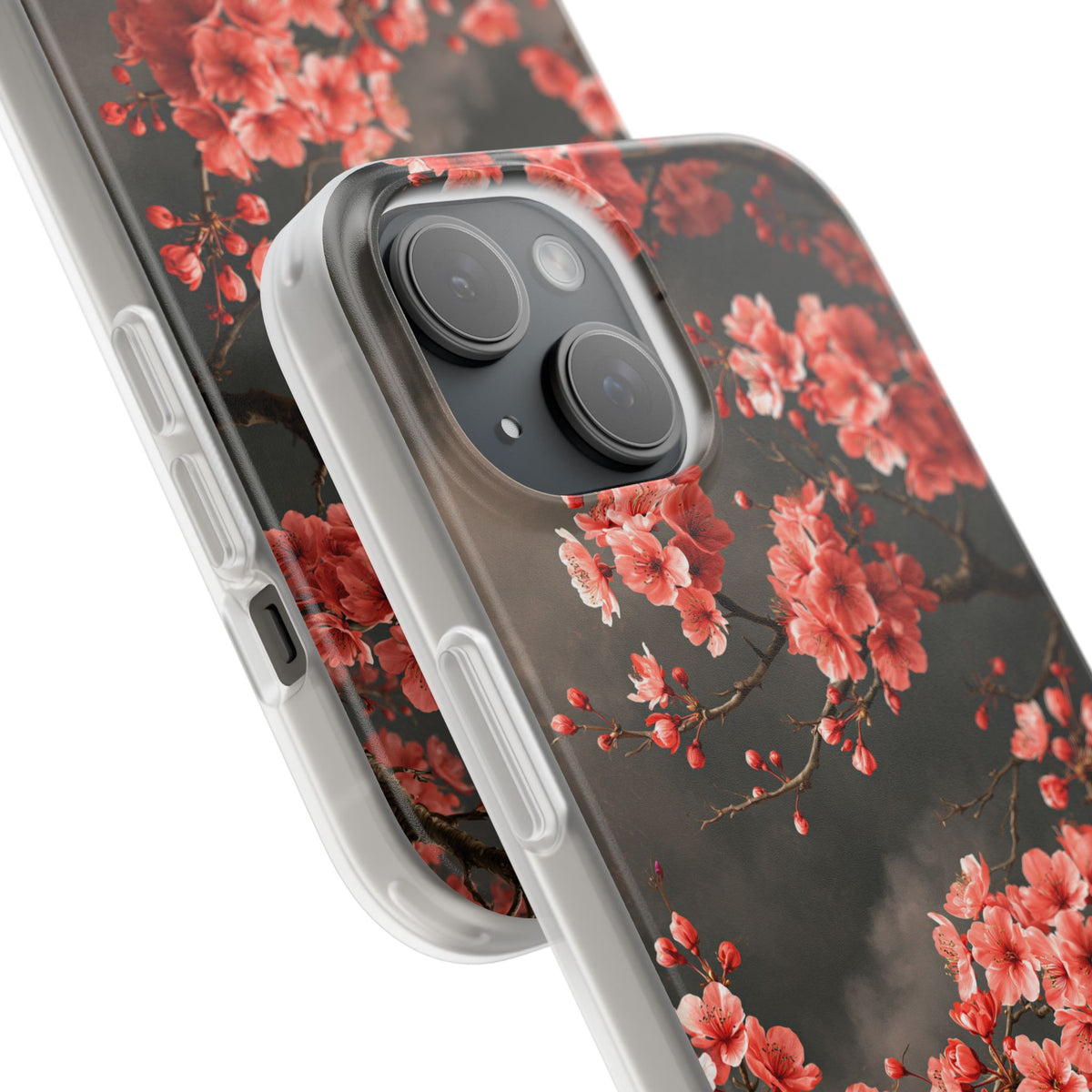 Dark Sakura Nocturne · Lite Phone Case for iPhone ·  Black