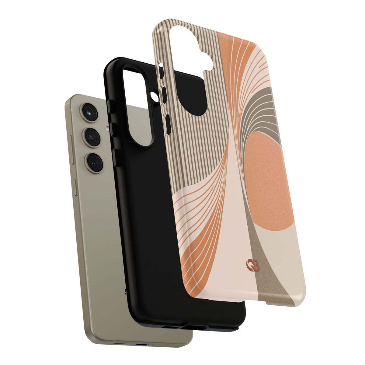 Terracotta Meridian · Tough Phone Case for Samsung · Orange