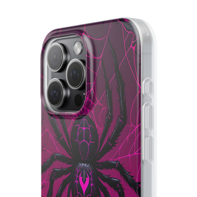 Obsidian Neon Widow · Soft Handyhülle für iPhone