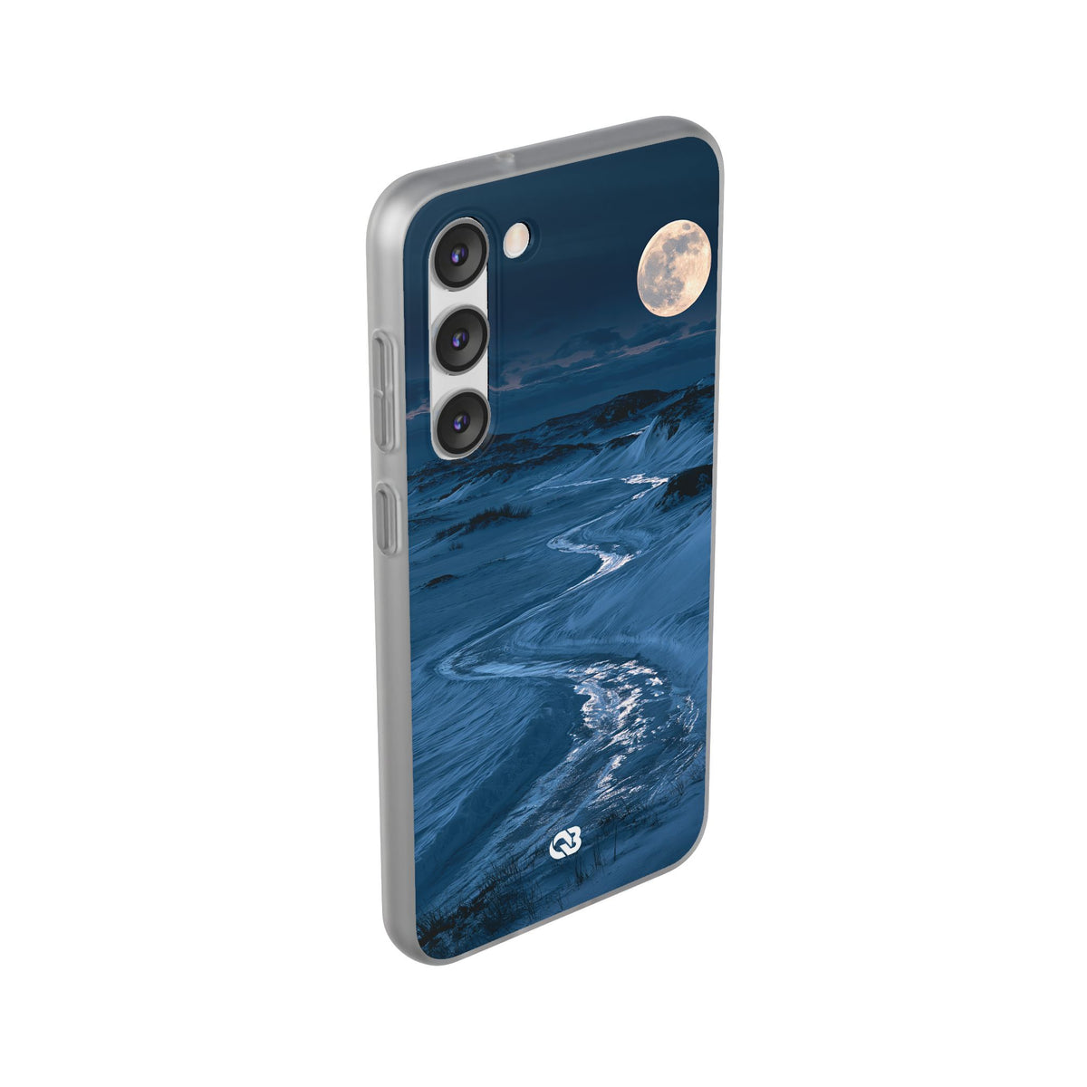 Arctic Moon Drift · Lite Phone Case for Samsung · Blue