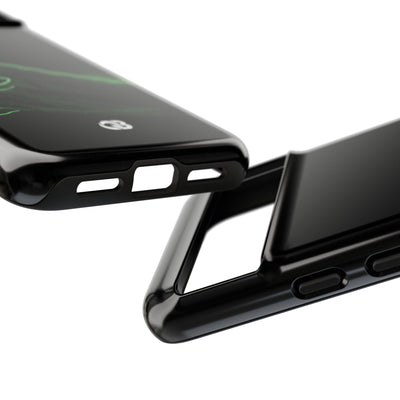 Nordic Mountain Contour · Tough Phone Case for Pixel ·  Black