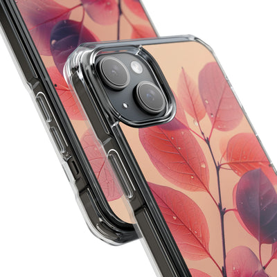 Dewy Magenta Foliage · Impact Custodia per iPhone · Magsafe