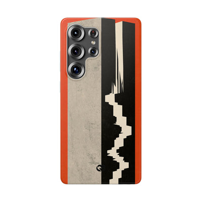 Orange Lite Phone Case for Samsung - Orange Monolith Rift