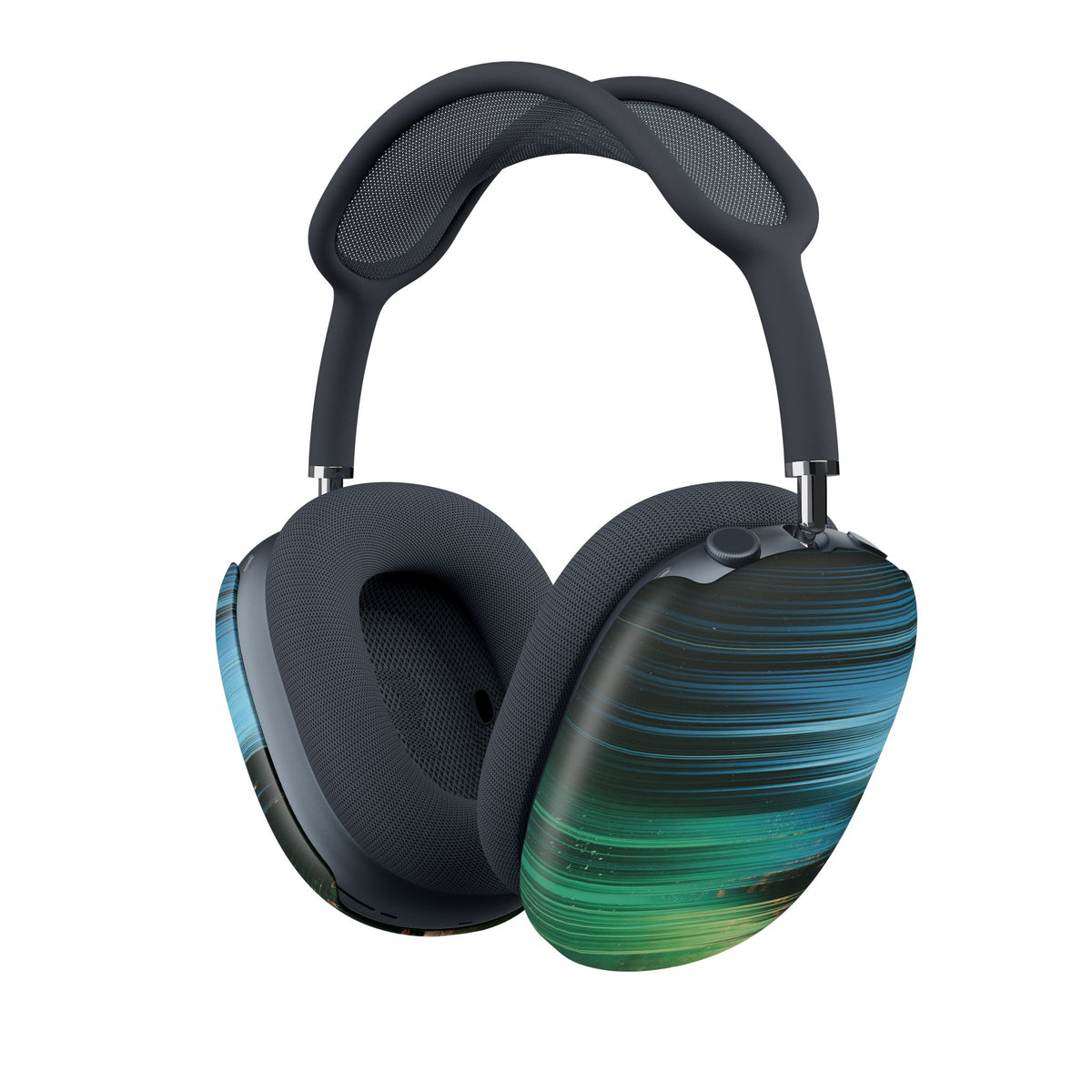 Digital Shoreline Drift · Hard Case for AirPods Max · Teal