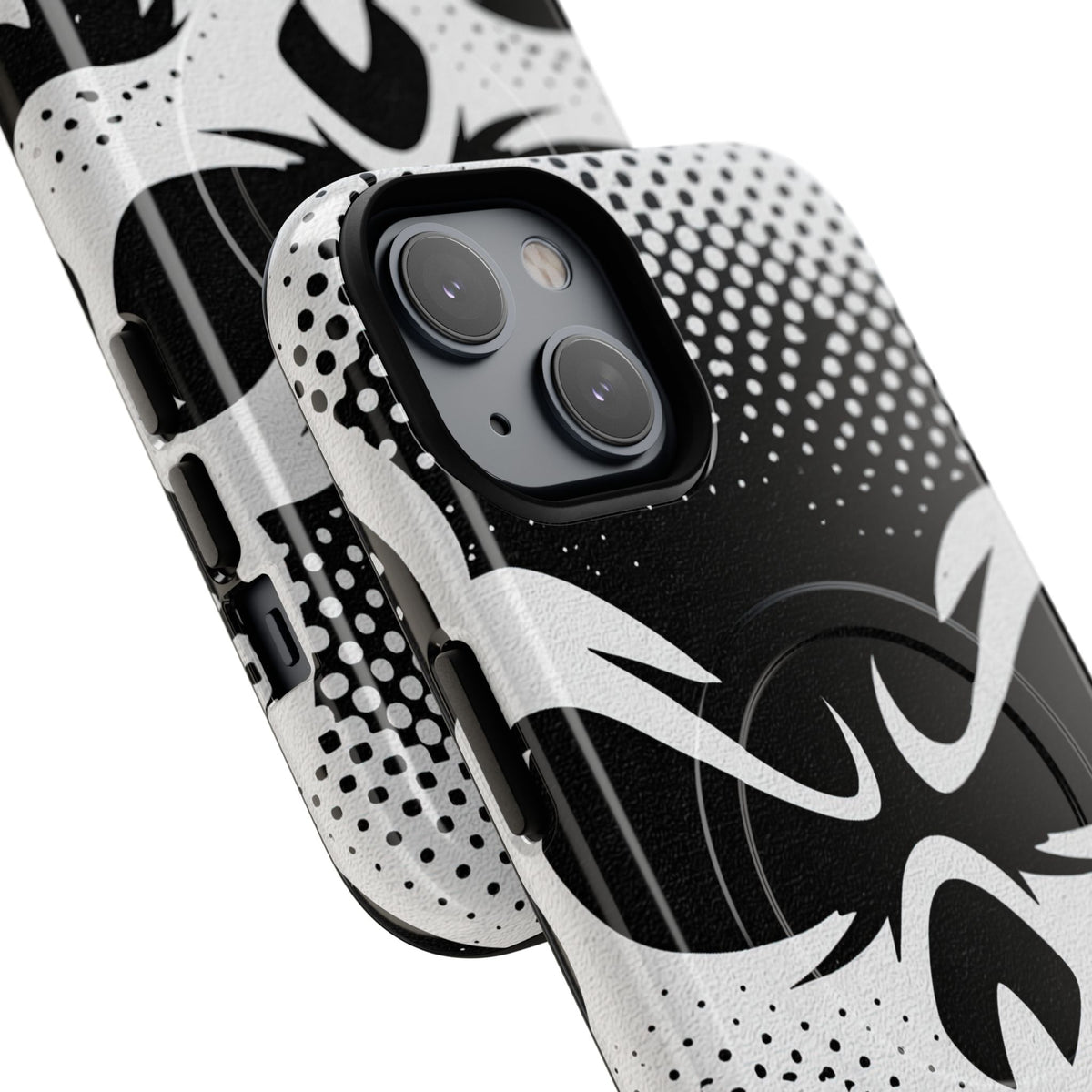 Phantom Halftone · Tough 2.0 Magnetic Phone Case for iPhone · Black