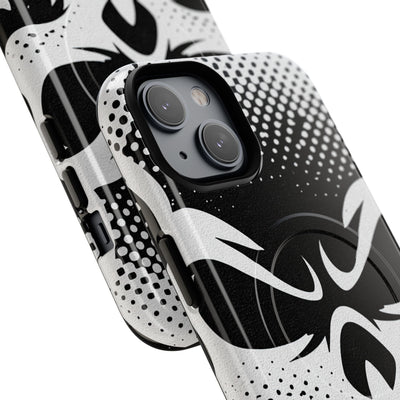 Phantom Halftone · Tough 2.0 Magnetic Phone Case for iPhone · Black