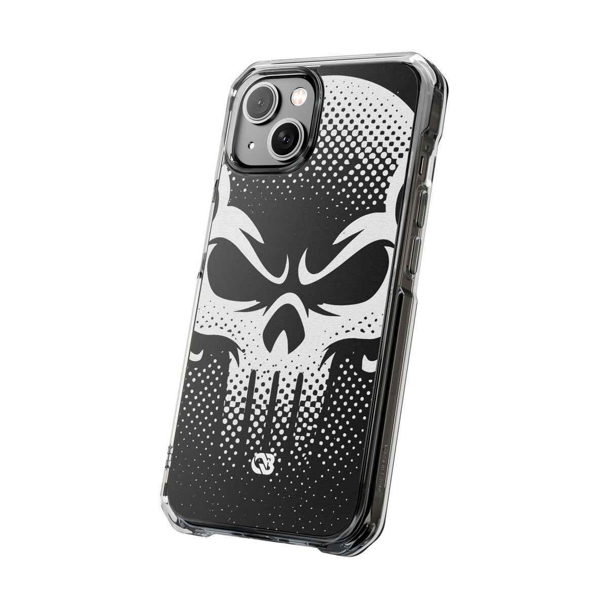 Phantom Halftone · Clear Impact Magnetic Phone Case for iPhone ·  Black