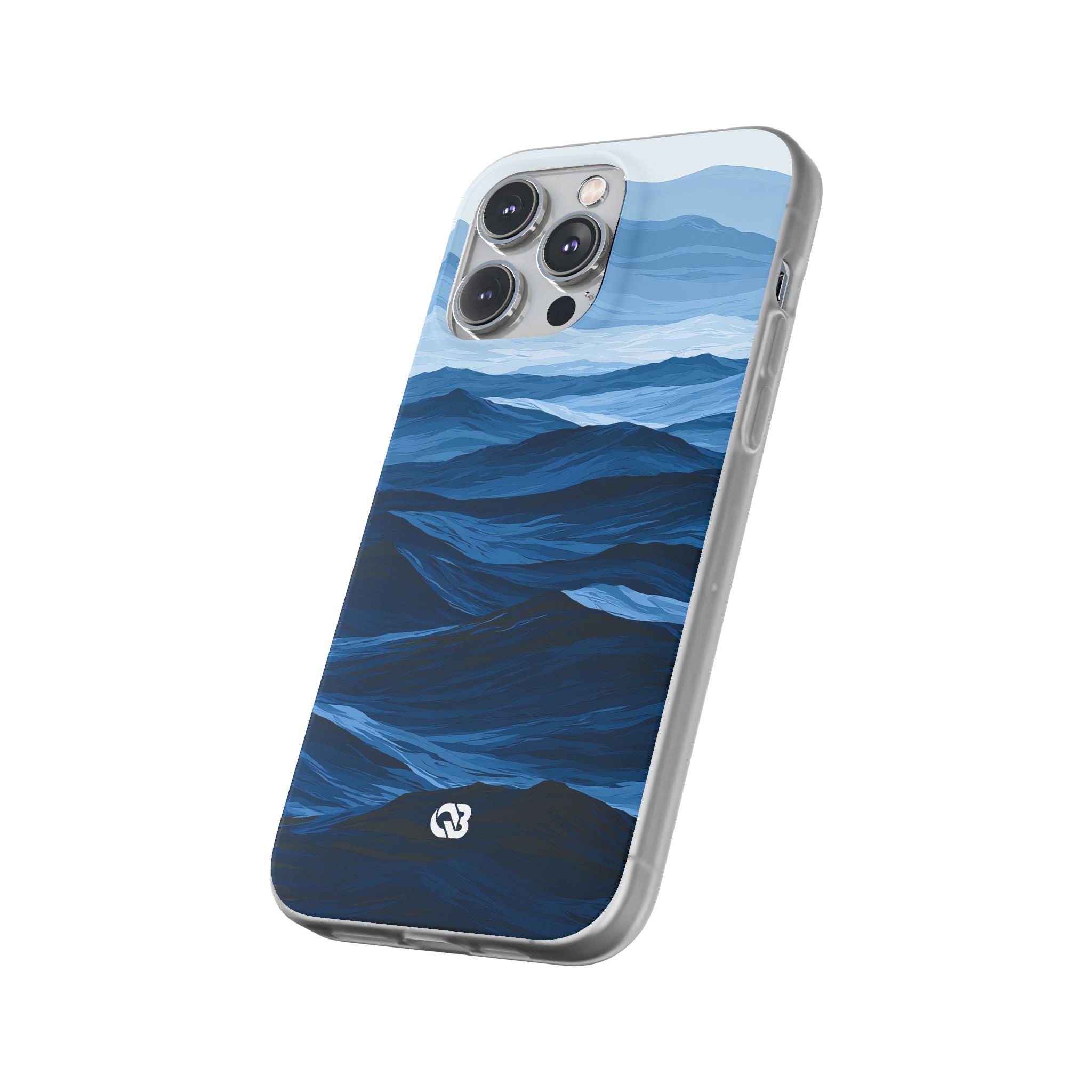 Blue Lite Phone Case for iPhone - Cobalt Ridge Tides