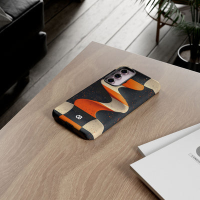 Orange Grit Twist · Tough Phone Case for Samsung