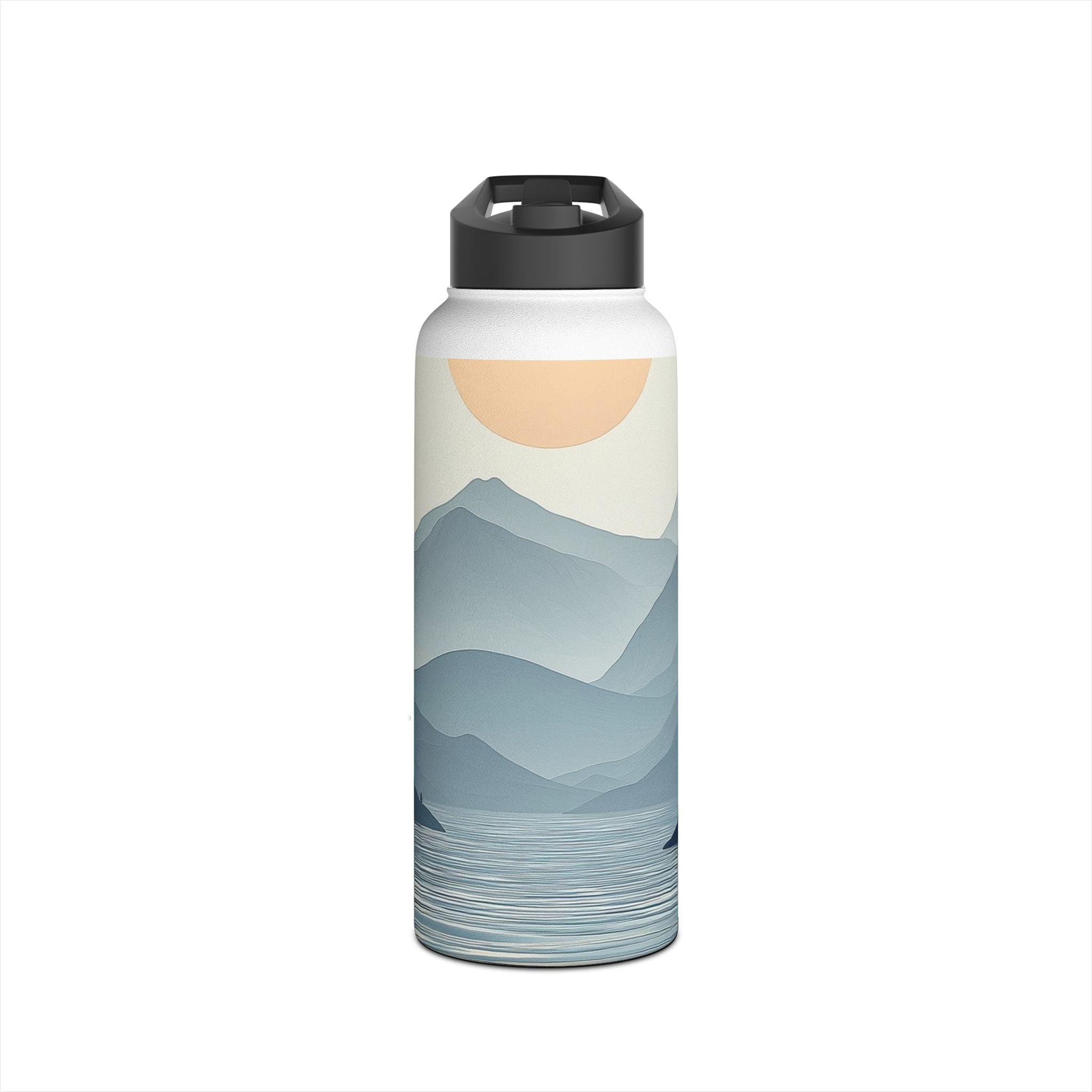 Pale Sun Horizon - Stainless Steel Water Bottle