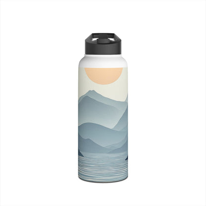 Pale Sun Horizon - Stainless Steel Water Bottle