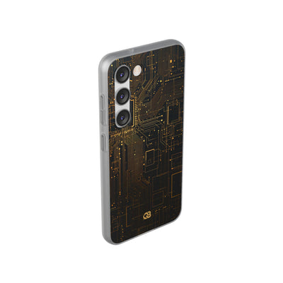 Gold Lite Phone Case for Samsung - Amber Core Mainframe
