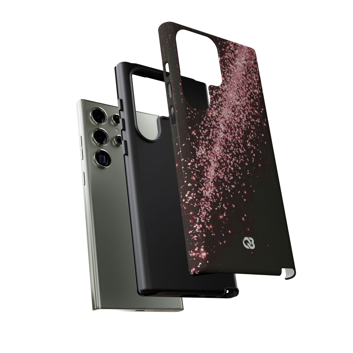 Rose Digital Cascade · Tough Phone Case for Samsung · Pink