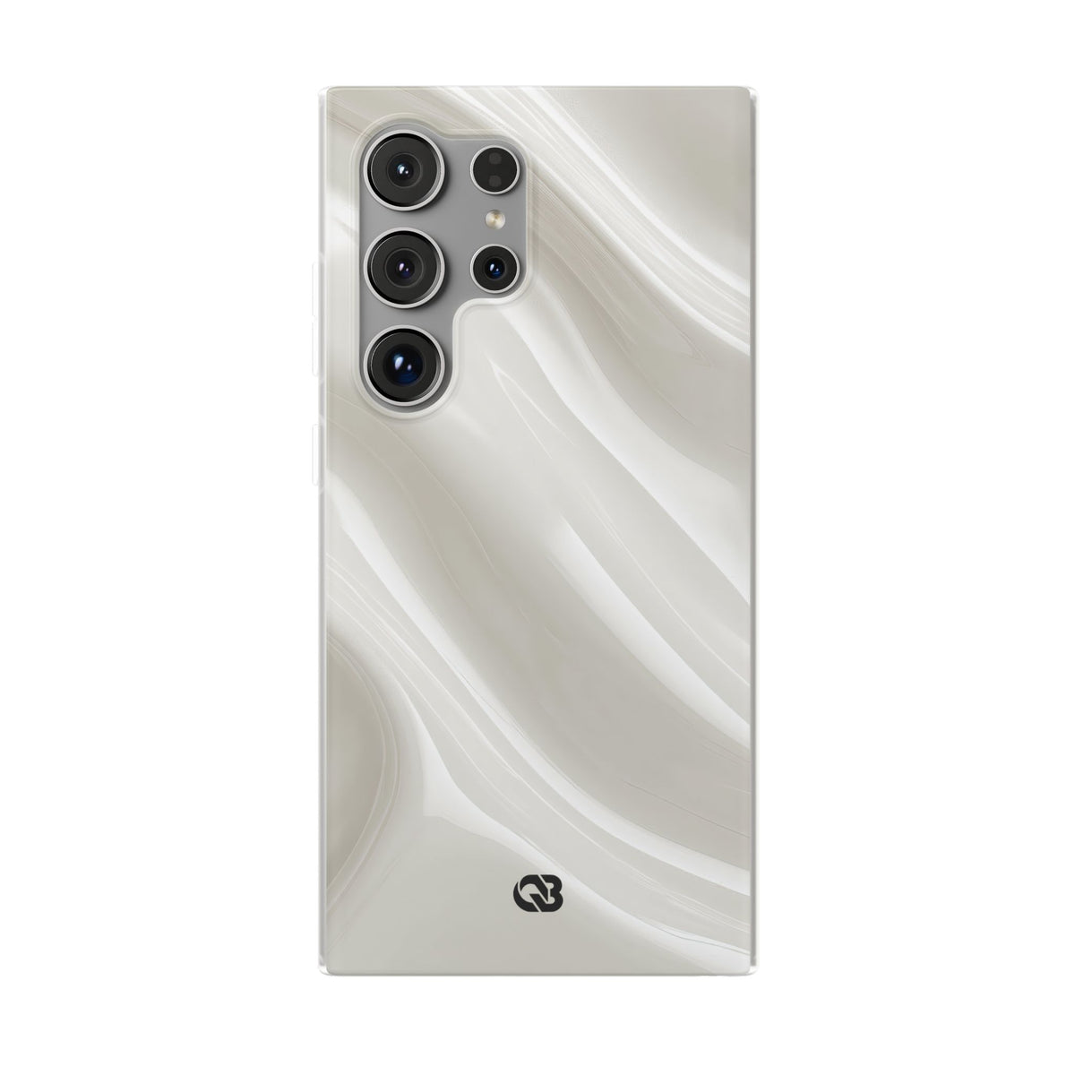 Liquid Enamel Fold · Lite Phone Case for Samsung · White
