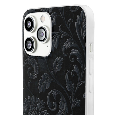 Obsidian Damask · Lite Phone Case for iPhone ·  Black