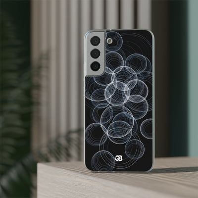 Black Lite Phone Case for Samsung - Frosted Ring Matrix