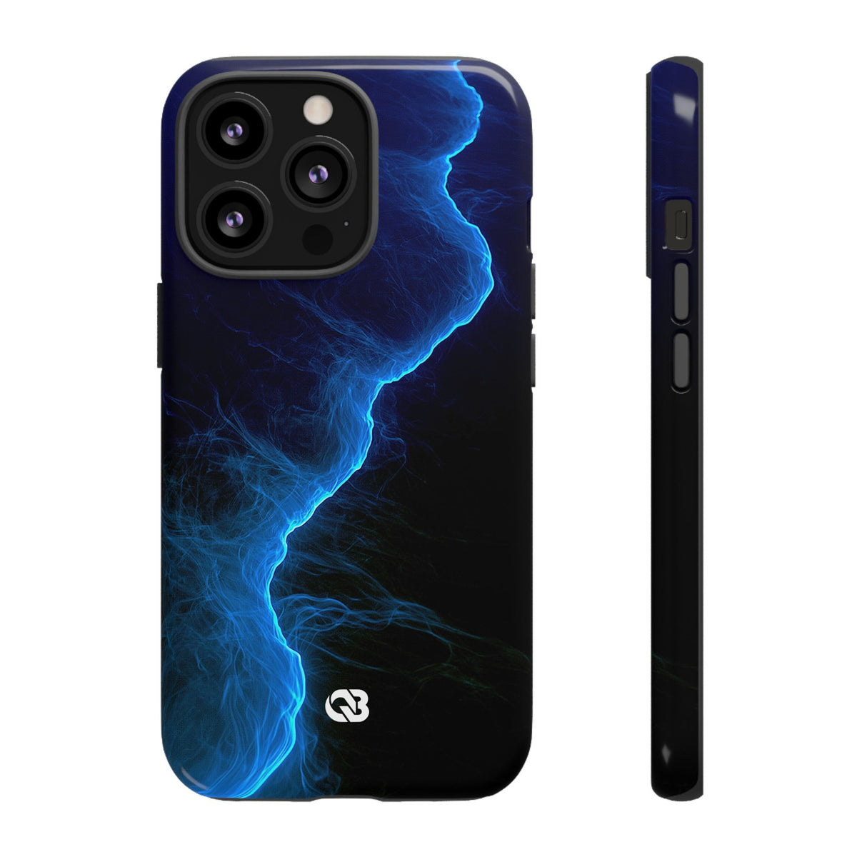 Electric Azure Drift · Tough Phone Case for iPhone · Blue