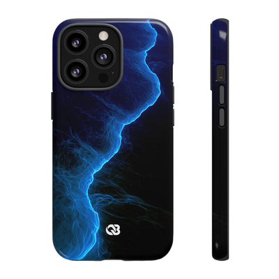Electric Azure Drift · Tough Phone Case for iPhone · Blue