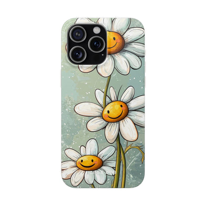 Sunny Daisy Smiles iPhone 15 Pro Max Case - Soft