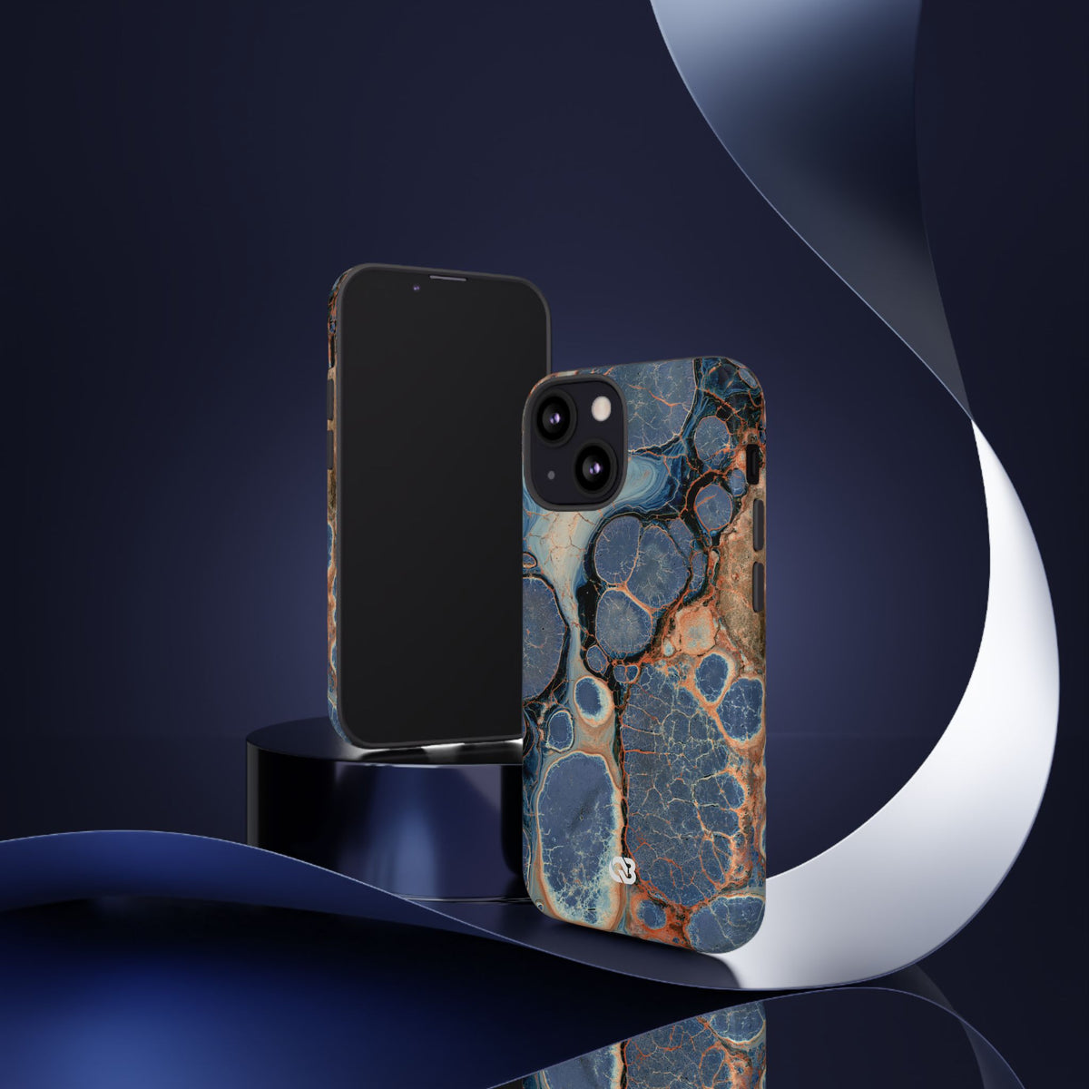 Astral Orb Resonance · Tough Phone Case for iPhone · Blue