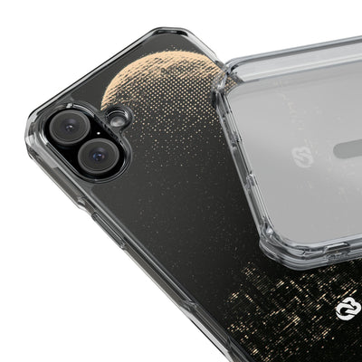 Lunar Metropolis Nocturne · Clear Impact Magnetic Phone Case for iPhone ·  Black