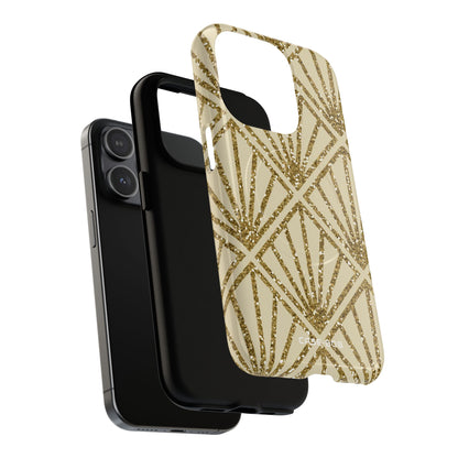 Gold Diamant Strahlen iPhone 15 Pro Case - Tough+