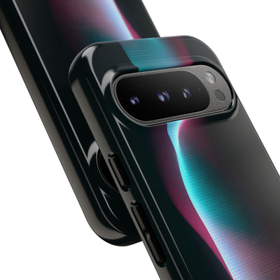 Neon Pixel Flow · Tough Phone Case for Pixel ·  Black