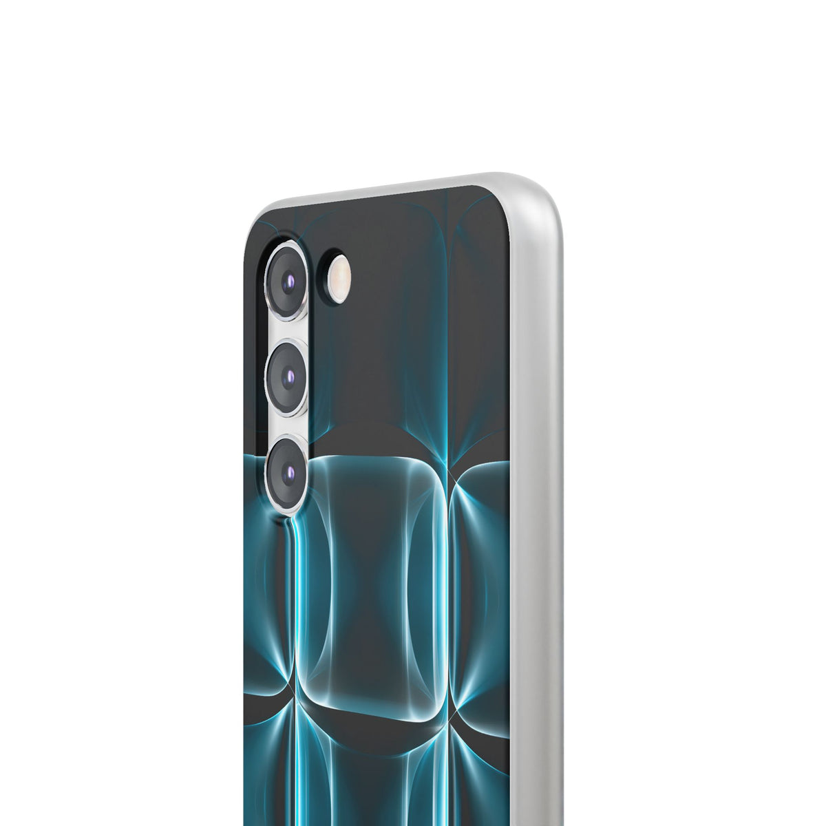 Translucent Cyber Grid · Lite Phone Case for Samsung · Teal