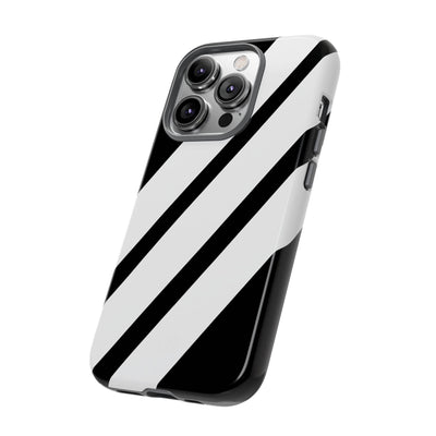 Obsidian White Bars · Tough Telefoncover for iPhone