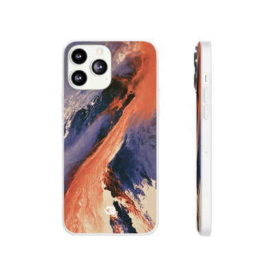 Solar Aura Drift · Lite Phone Case for iPhone ·  Orange