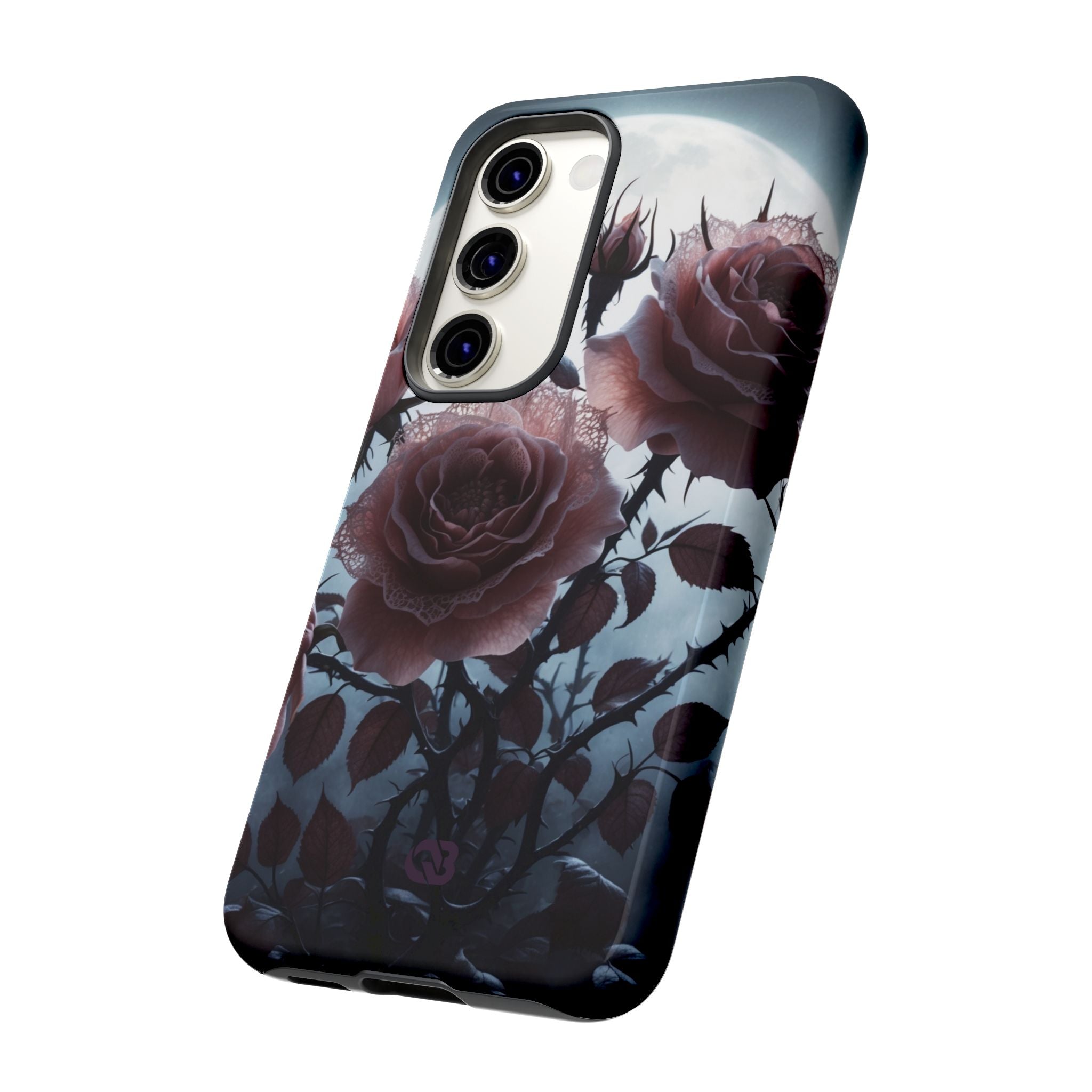 Lunar Lace Petals · Tough Coque de téléphone pour Samsung