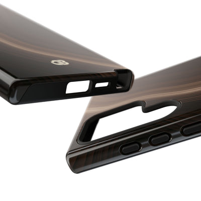 Umber Strata · Tough Phone Case for Samsung · Brown