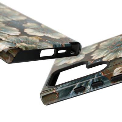Gilded Blossom Reverie · Tough Phone Case for Samsung · Teal