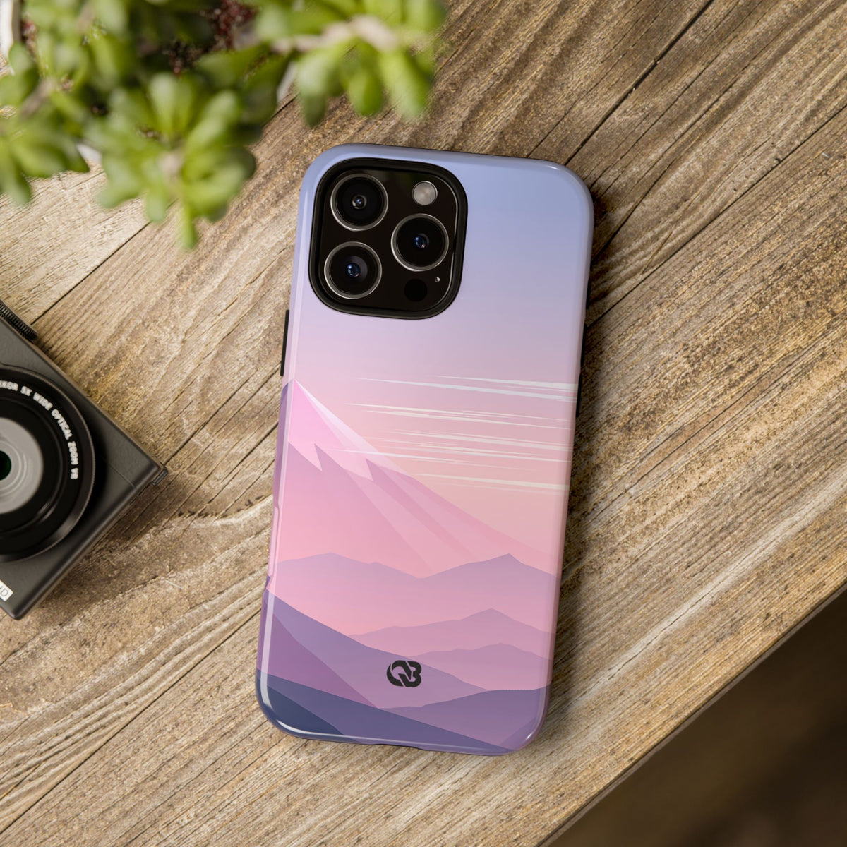 Alpine Twilight · Tough Phone Case for iPhone · Pink