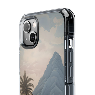 Verdant Blue Summit · Impact Coque de téléphone pour iPhone · Magsafe